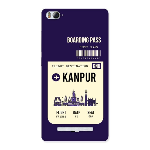 Kanpur Boarding Pass Back Case for Xiaomi Mi4i