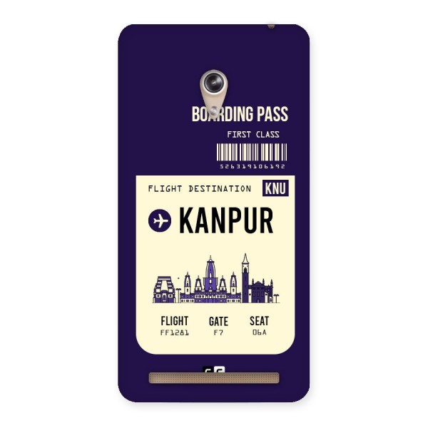 Kanpur Boarding Pass Back Case for Zenfone 6