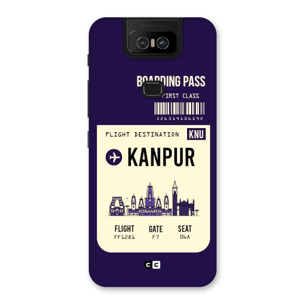 Kanpur Boarding Pass Back Case for Zenfone 6z