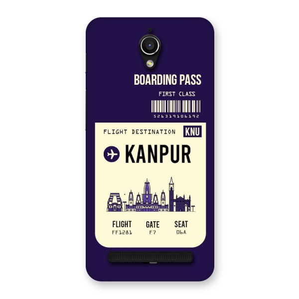 Kanpur Boarding Pass Back Case for Zenfone Go