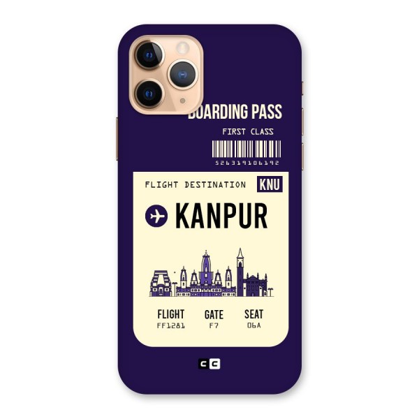 Kanpur Boarding Pass Back Case for iPhone 11 Pro