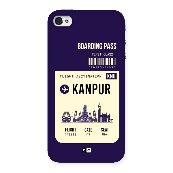 Kanpur Boarding Pass Back Case for iPhone 4 4s