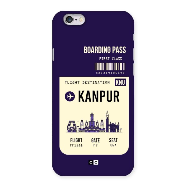 Kanpur Boarding Pass Back Case for iPhone 6 6S