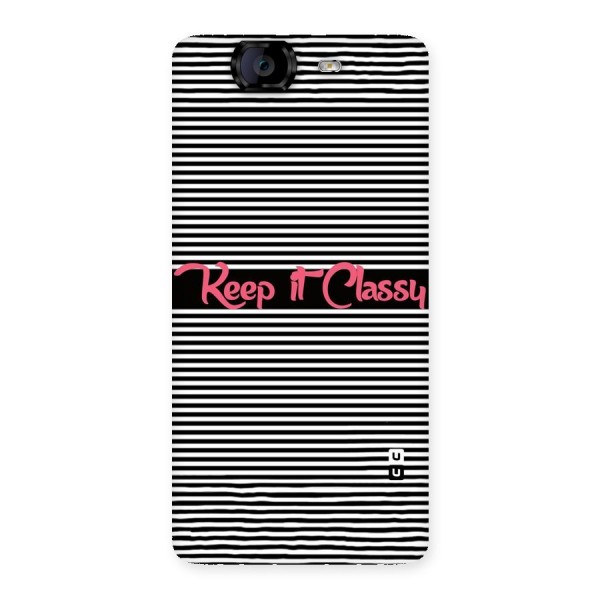 Keep It Classy Back Case for Canvas Knight A350