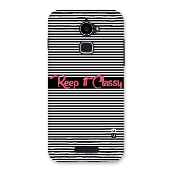 Keep It Classy Back Case for Coolpad Note 3 Lite
