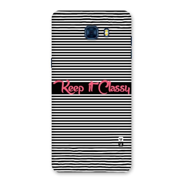 Keep It Classy Back Case for Galaxy C7 Pro