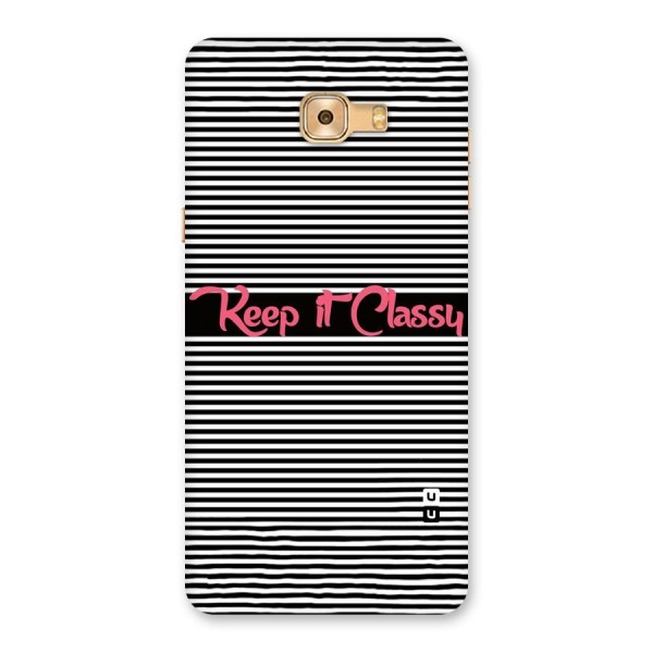 Keep It Classy Back Case for Galaxy C9 Pro
