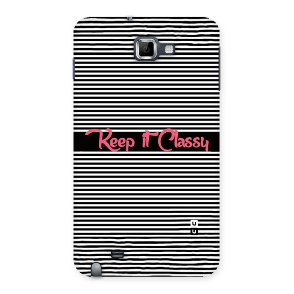 Keep It Classy Back Case for Galaxy Note