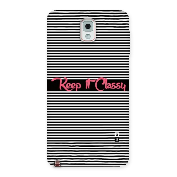 Keep It Classy Back Case for Galaxy Note 3
