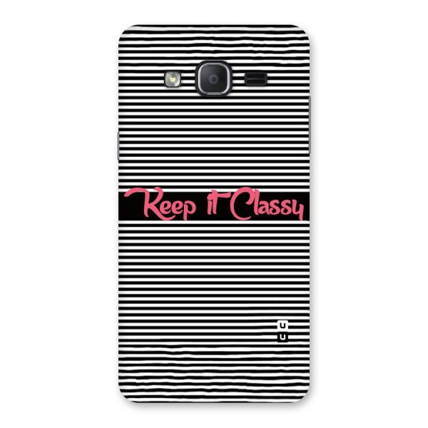 Keep It Classy Back Case for Galaxy On7 2015