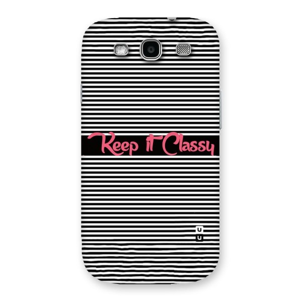 Keep It Classy Back Case for Galaxy S3