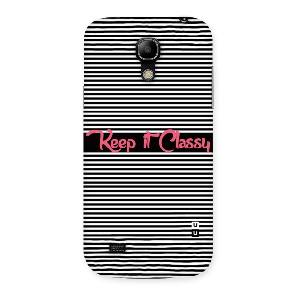 Keep It Classy Back Case for Galaxy S4 Mini