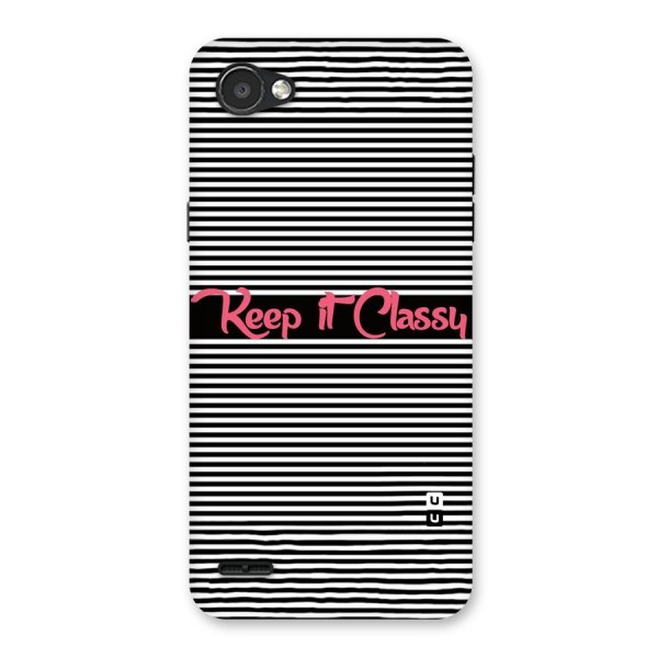 Keep It Classy Back Case for LG Q6