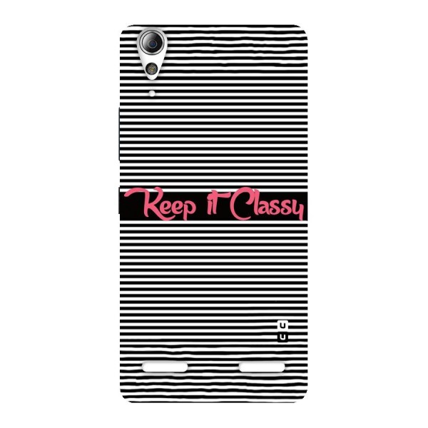Keep It Classy Back Case for Lenovo A6000 Plus