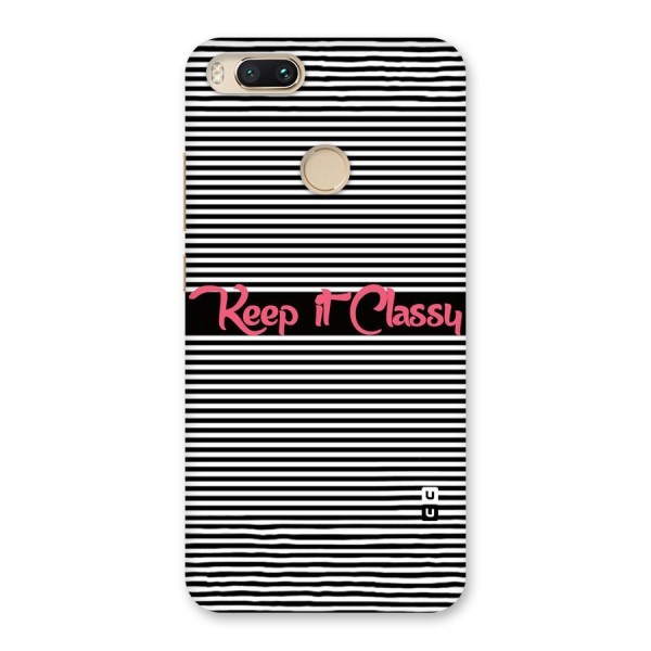 Keep It Classy Back Case for Mi A1