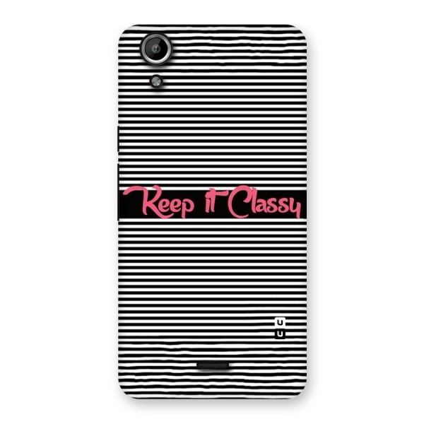 Keep It Classy Back Case for Micromax Canvas Selfie Lens Q345