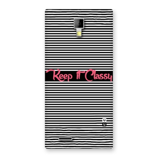 Keep It Classy Back Case for Micromax Canvas Xpress A99