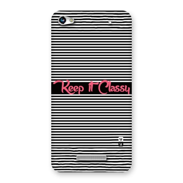 Keep It Classy Back Case for Micromax Hue 2