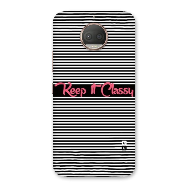 Keep It Classy Back Case for Moto G5s Plus
