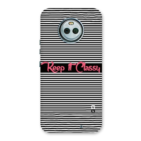 Keep It Classy Back Case for Moto X4