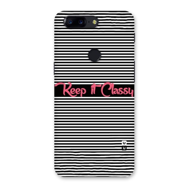 Keep It Classy Back Case for OnePlus 5T