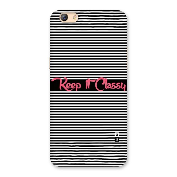 Keep It Classy Back Case for Oppo F3 Plus