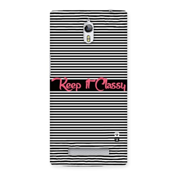 Keep It Classy Back Case for Oppo Find 7