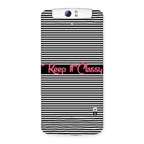 Keep It Classy Back Case for Oppo N1
