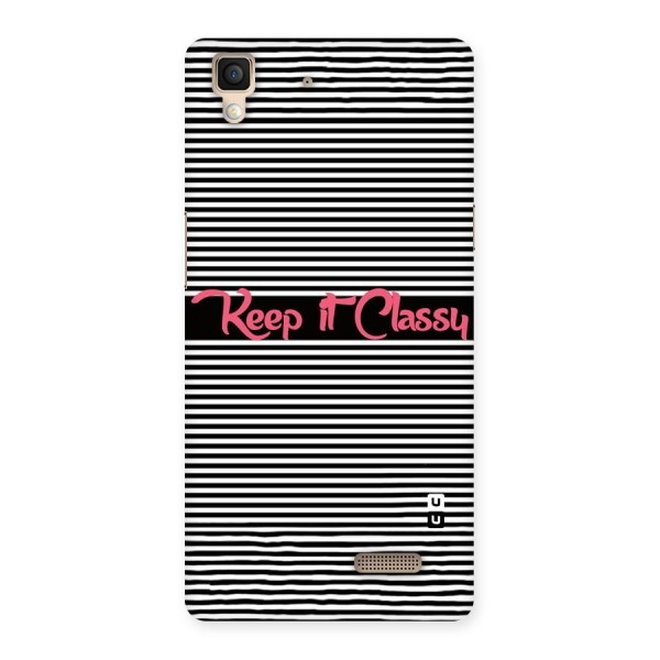 Keep It Classy Back Case for Oppo R7