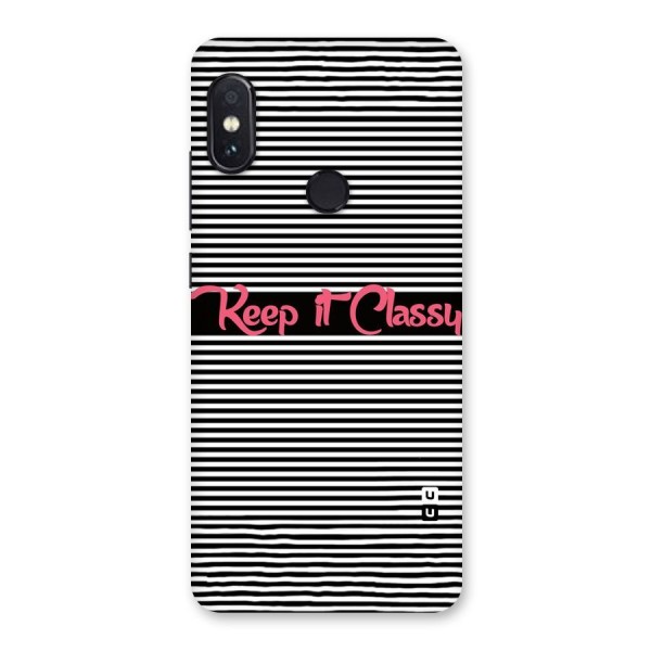 Keep It Classy Back Case for Redmi Note 5 Pro