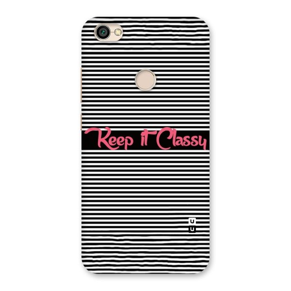 Keep It Classy Back Case for Redmi Y1 2017