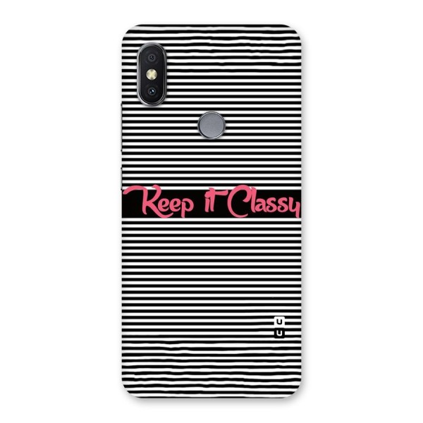 Keep It Classy Back Case for Redmi Y2