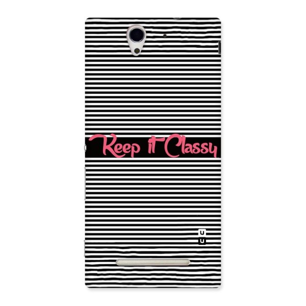 Keep It Classy Back Case for Sony Xperia C3
