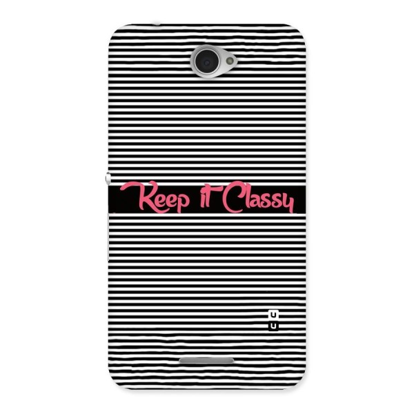 Keep It Classy Back Case for Sony Xperia E4