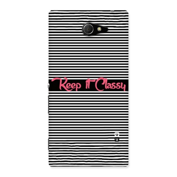 Keep It Classy Back Case for Sony Xperia M2