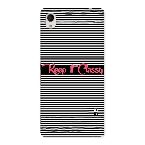 Keep It Classy Back Case for Sony Xperia M4