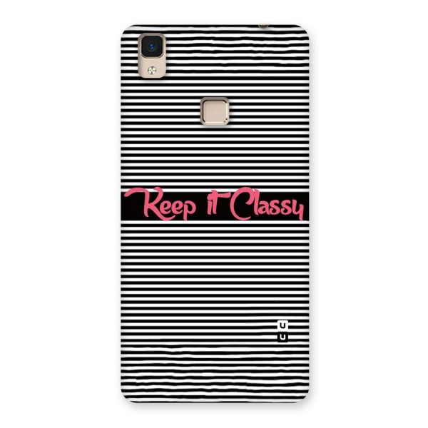 Keep It Classy Back Case for V3 Max