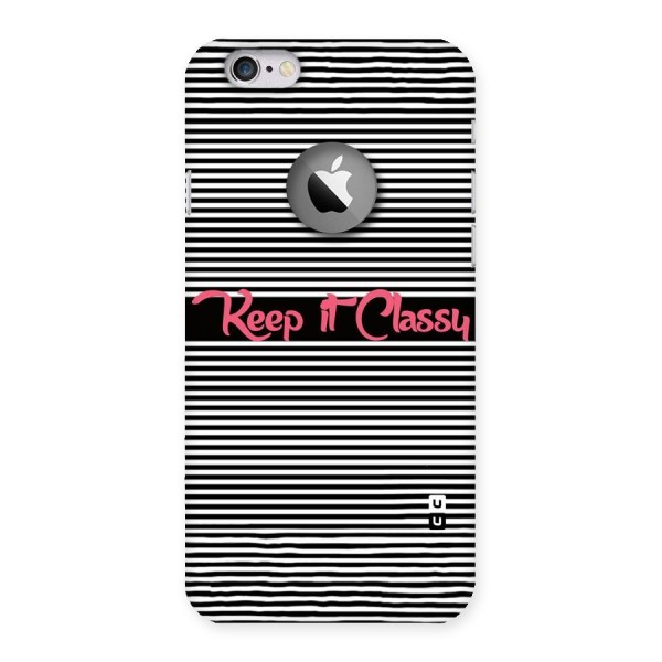 Keep It Classy Back Case for iPhone 6 Logo Cut