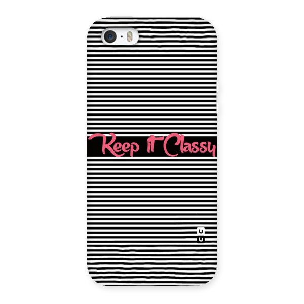 Keep It Classy Back Case for iPhone SE