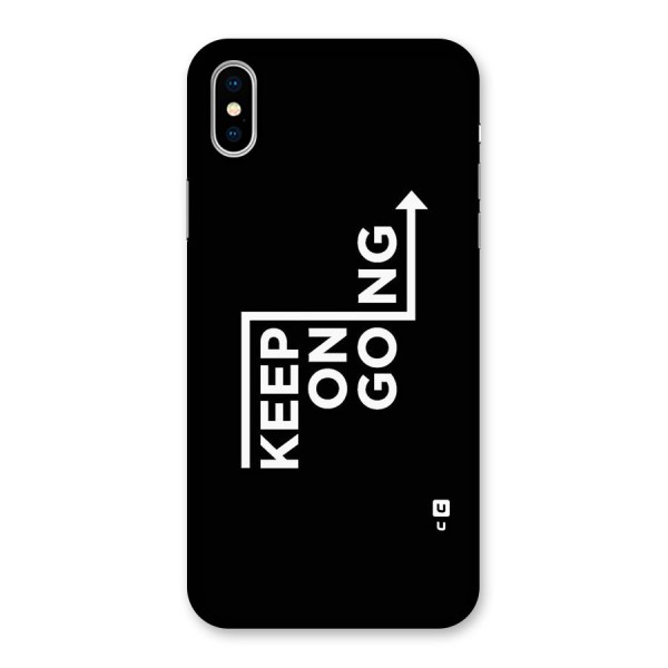 Keep On Going Back Case for iPhone XS