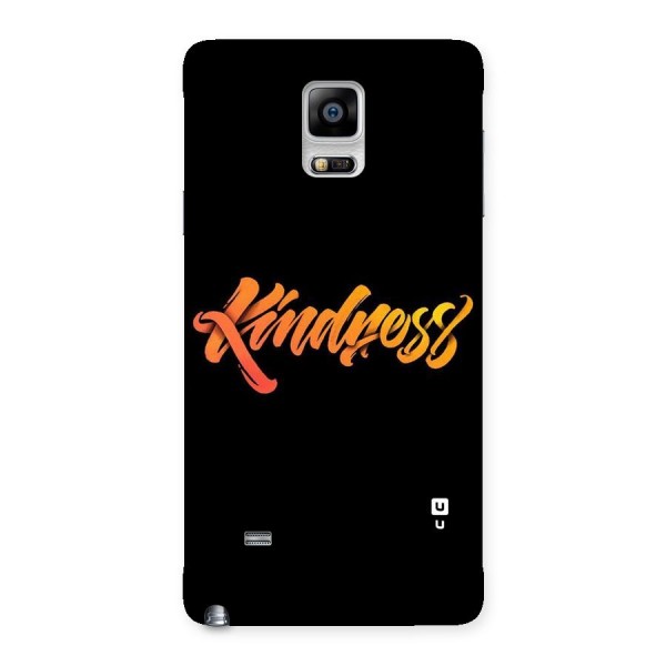 Kindness Back Case for Galaxy Note 4