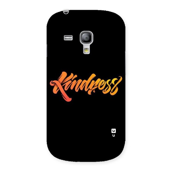 Kindness Back Case for Galaxy S3 Mini