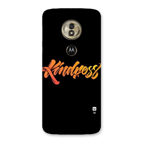Kindness Back Case for Moto G6 Play