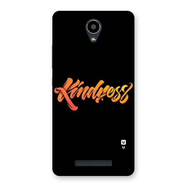 Kindness Back Case for Redmi Note 2