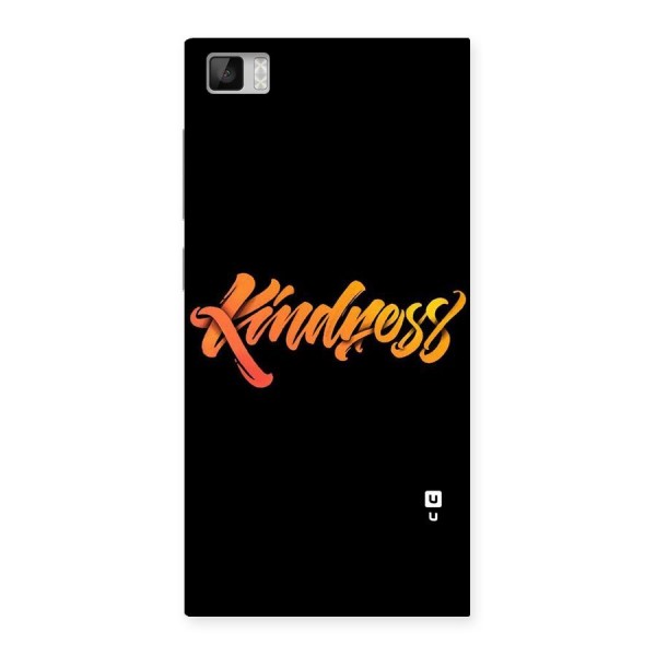 Kindness Back Case for Xiaomi Mi3