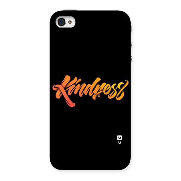 Kindness Back Case for iPhone 4 4s
