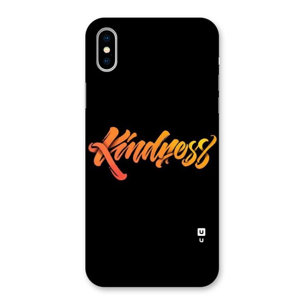Kindness Back Case for iPhone X