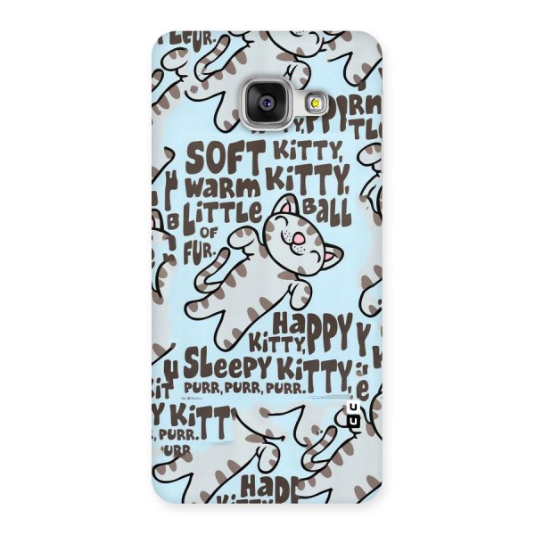 Kitty Pattern Back Case for Galaxy A3 2016