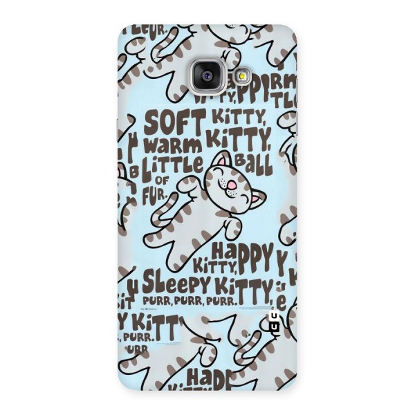 Kitty Pattern Back Case for Galaxy A7 2016
