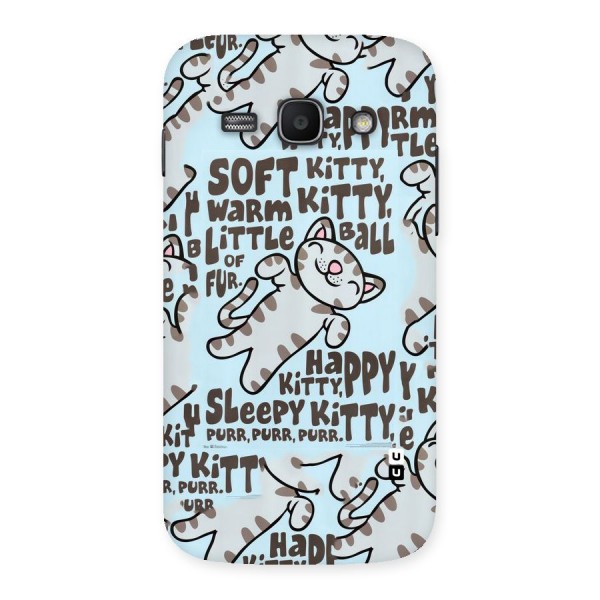 Kitty Pattern Back Case for Galaxy Ace 3